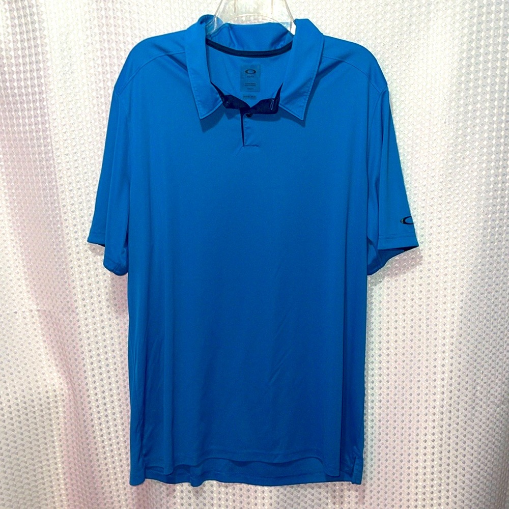 Oakley Men's Blue Polo Shirt